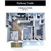 Parkway Trails 2 Bedroom 2 Bath 3D